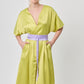 VESTIDO VERDE MIDI PARA MUJER