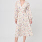 VESTIDO DE FLORES MIDI CASUAL PARA MUJER