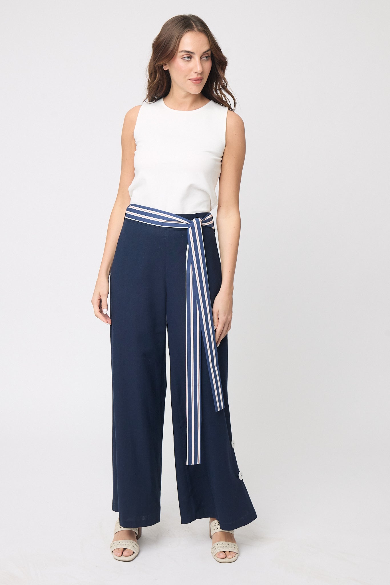 PANTALÓN DE MUJER CASUAL Y ELEGANTE PIERNA RECTA