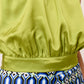 BLUSA SATINADA CUELLO ALTO SIN MANGA Y SISA HALTER ORANGERIE