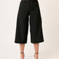 PANTALÓN STRETCH AMPLIO LARGO MIDI CON ABERTURAS LATERALES Y DETALLES EN ENCAJE MONTIJO