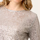 BLUSA MANGA LARGA DE LENTEJUELAS SAINT GERMAIN