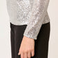 BLUSA MANGA LARGA DE LENTEJUELAS SAINT GERMAIN