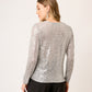 BLUSA MANGA LARGA DE LENTEJUELAS SAINT GERMAIN VISTAESPALDA