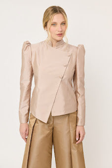 SACO CASUAL FORMAL CUELLO REDONDO CRUZADO