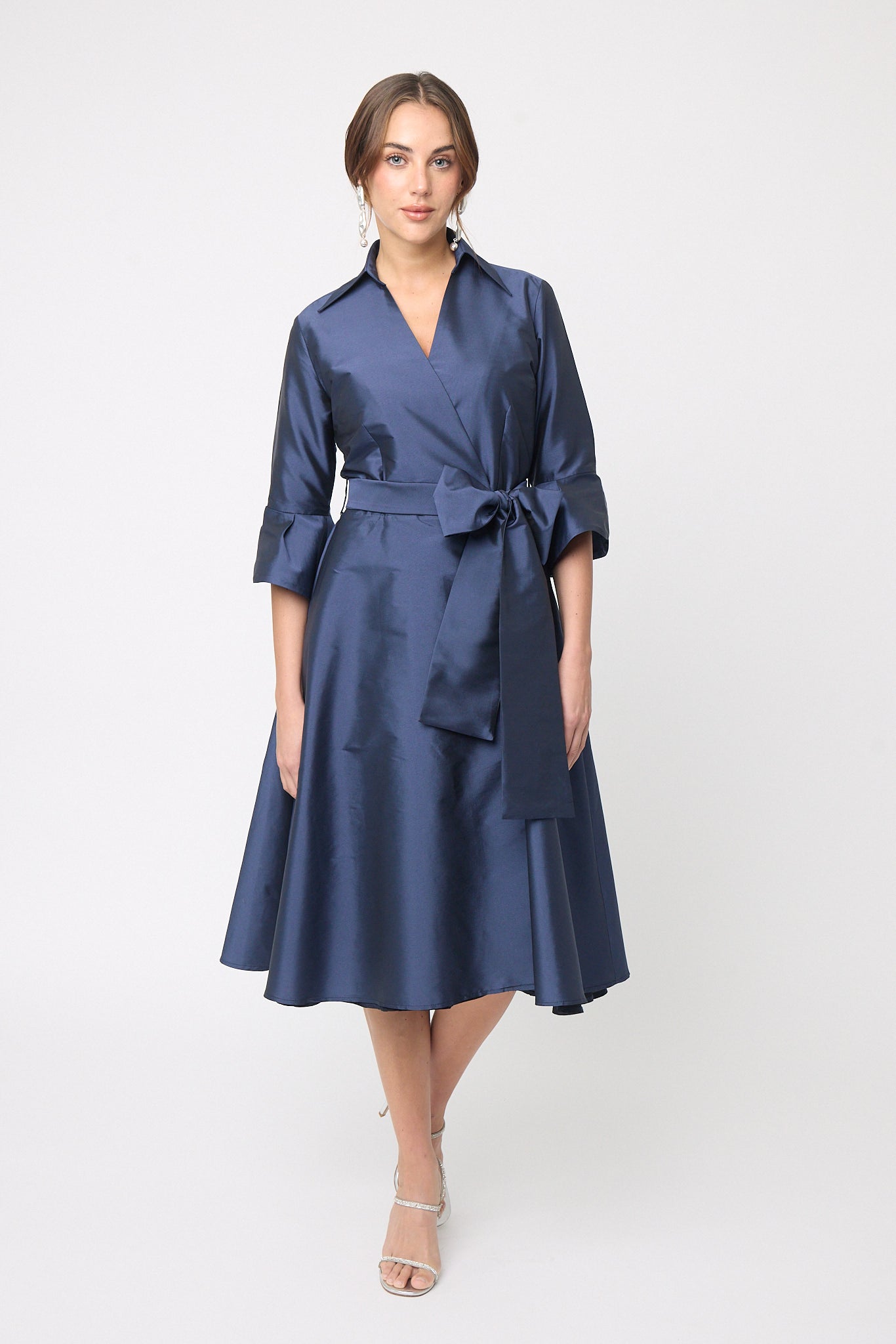 VESTIDO FORMAL FIESTA CAMISERO