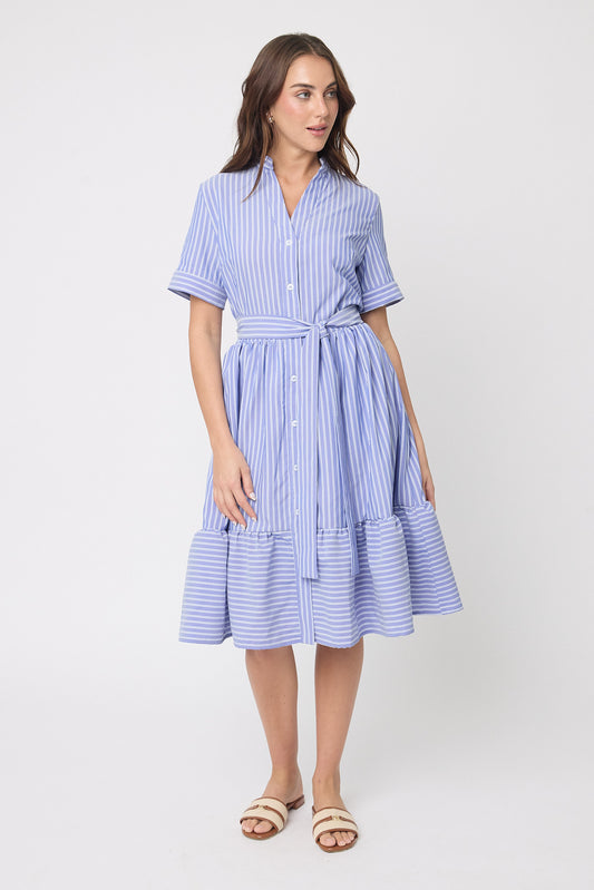 VESTIDO CAMISERO CON ABOTONADURA FRONTAL