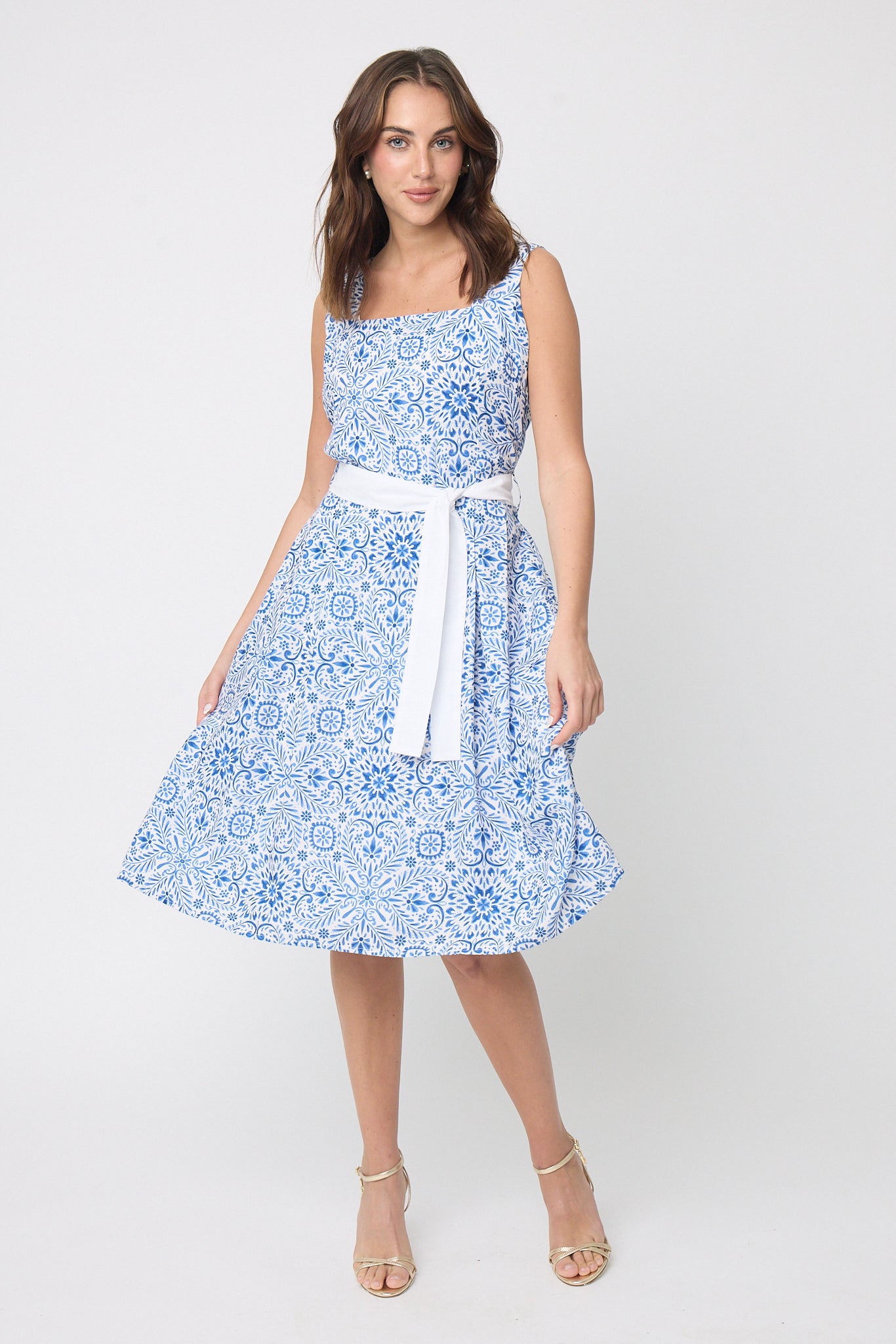 VESTIDO AMPLIO ESTAMPADO