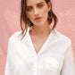 BLUSA CAMISERA BLANCA CASUAL PARA MUJER PALERMO