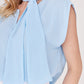 BLUSA SIN MANGAS AZUL CIELO PARA MUJER PUERTO BANUS