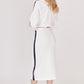 FALDA LARGA BLANCA CASUAL PARA MUJER SAINT-TROPEZ