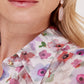 BLUSÓN DE FLORES MANGA LARGA PARA MUJER MODELO SANTA MARGARITA