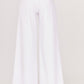 PANTALÓN DE VESTIR BLANCO WIDE LEG PARA MUJER MODELO SANTA MARGARITA