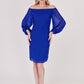 VESTIDO CORTO STRAPLESS MANGA LARGA ATHENAS