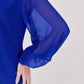 VESTIDO CORTO STRAPLESS MANGA LARGA ATHENAS