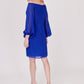 VESTIDO CORTO STRAPLESS MANGA LARGA ATHENAS