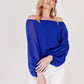 BLUSA STRAPLESS CASUAL MANGA LARGA ATHENAS