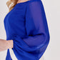 BLUSA STRAPLESS CASUAL MANGA LARGA ATHENAS