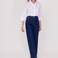 CAMISA BLANCA PARA MUJER MANGA 3/4 COSTA AZUL