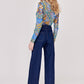 JEANS  DE MEZCLILLA ACAMPANADOS PARA MUJER MODELO CASABLANCA