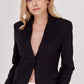 BLAZER FORMAL NEGRO PARA MUJER MODELO CLARO DE LUNA