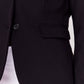 BLAZER FORMAL NEGRO PARA MUJER MODELO CLARO DE LUNA