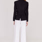 BLAZER FORMAL NEGRO PARA MUJER MODELO CLARO DE LUNA