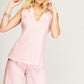 BLUSA SIN MANGAS CASUAL PARA MUJER 