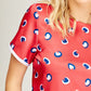 BLUSA MANGA CORTA FORMAL PARA MUJER MODELO GÓNDOLA