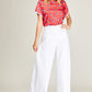 PANTALÓN FORMAL BLANCO PARA MUJER MODELO VENECIA