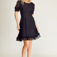 VESTIDO NEGRO CORTO FORMAL