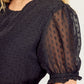 VESTIDO NEGRO CORTO FORMAL VENECIA