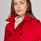 ABRIGO ROJO PARA MUJER MODELO MADONNA