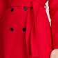 ABRIGO ROJO PARA MUJER MODELO MADONNA