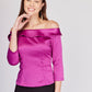 BLUSA STRAPLESS MANGA 3/4 PARA MUJER MODELO LACIO