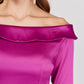 BLUSA STRAPLESS MANGA 3/4 PARA MUJER MODELO LACIO