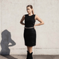 VESTIDO NEGRO CASUAL PARA MUJER