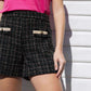 SHORT NEGRO CASUAL PARA MUJER