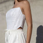CORSÉ CASUAL BLANCO PARA MUJER BELLE ÈPOQUE