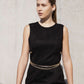 VESTIDO NEGRO CASUAL PARA MUJER MODELO PORTA